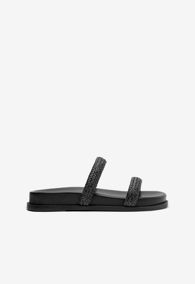 Skin Soft Kids Fun Ruby Black Sporty Sandal