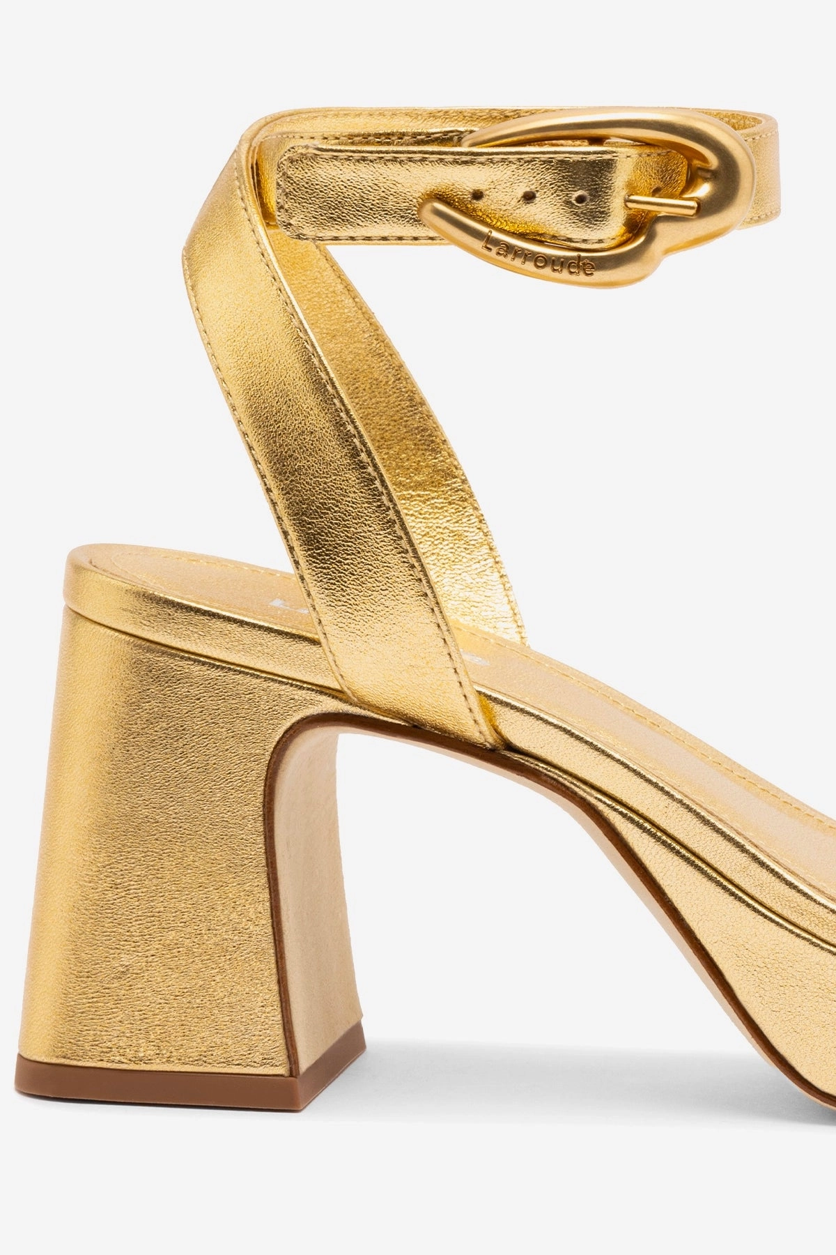 Beach Heels Dolly Verona Low Sandal In Gold Metallic Leather Wardrobe Staple Casual Open Toe Shoes