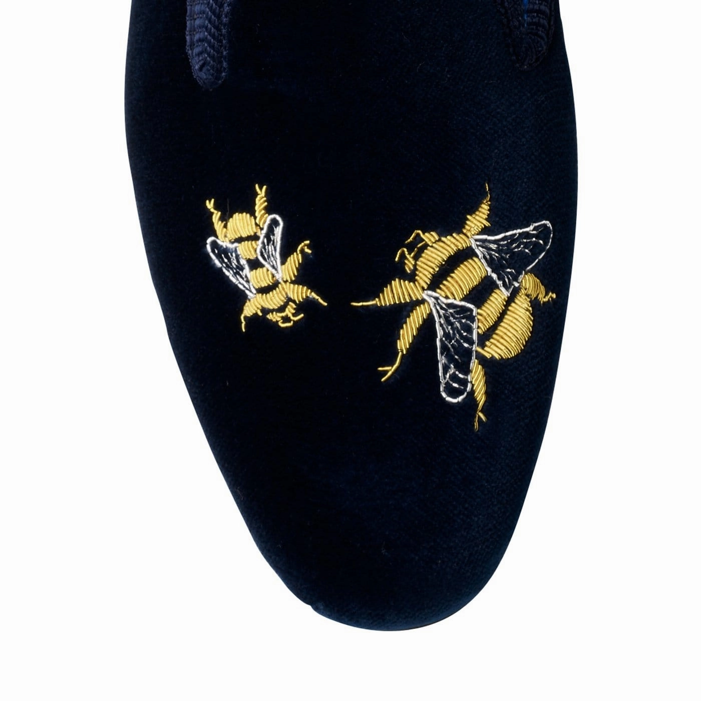 Bees Navy Velvet Step Into Comfort Restful Fit