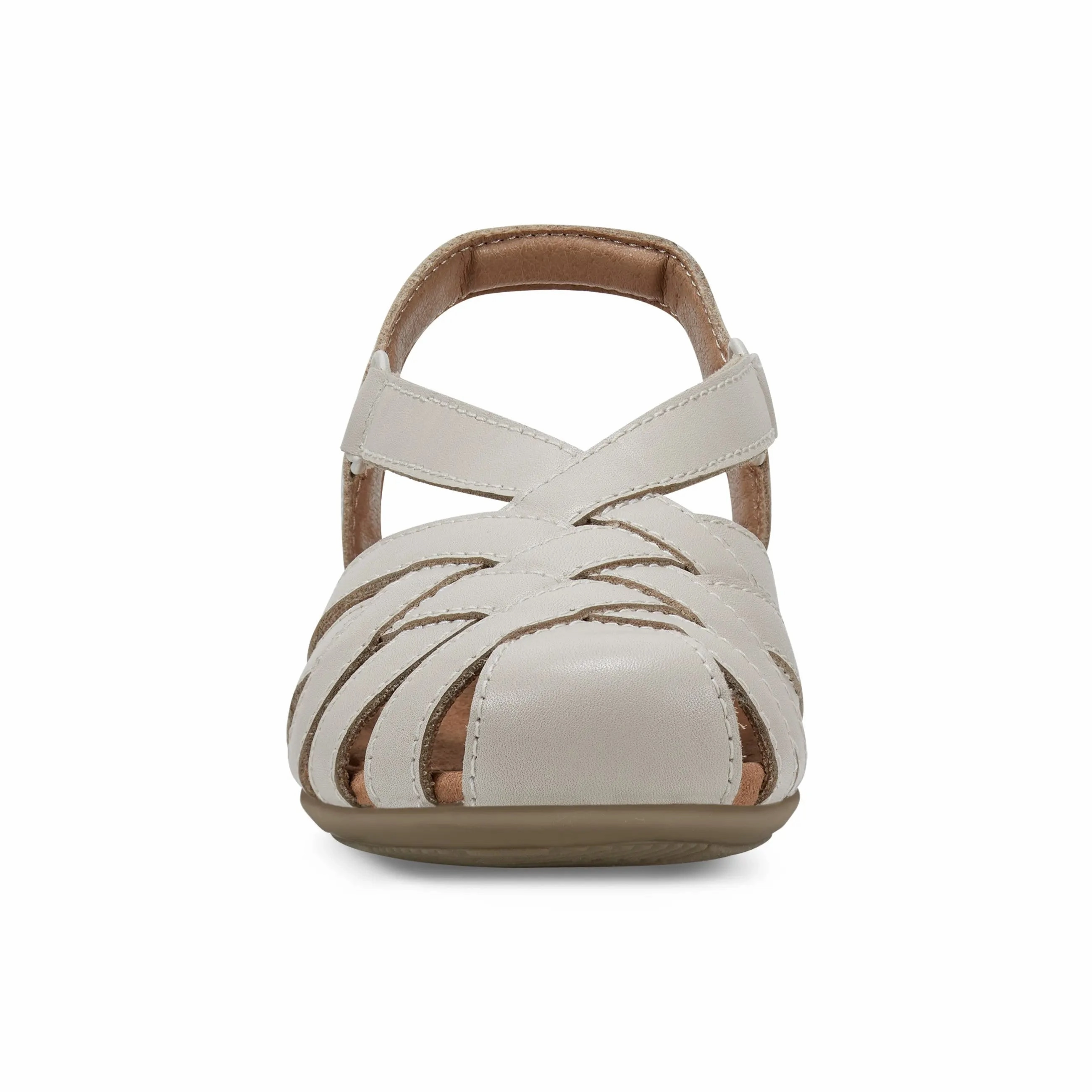 Quick Go Berri Woven Casual Round Toe Slip-on Sandals