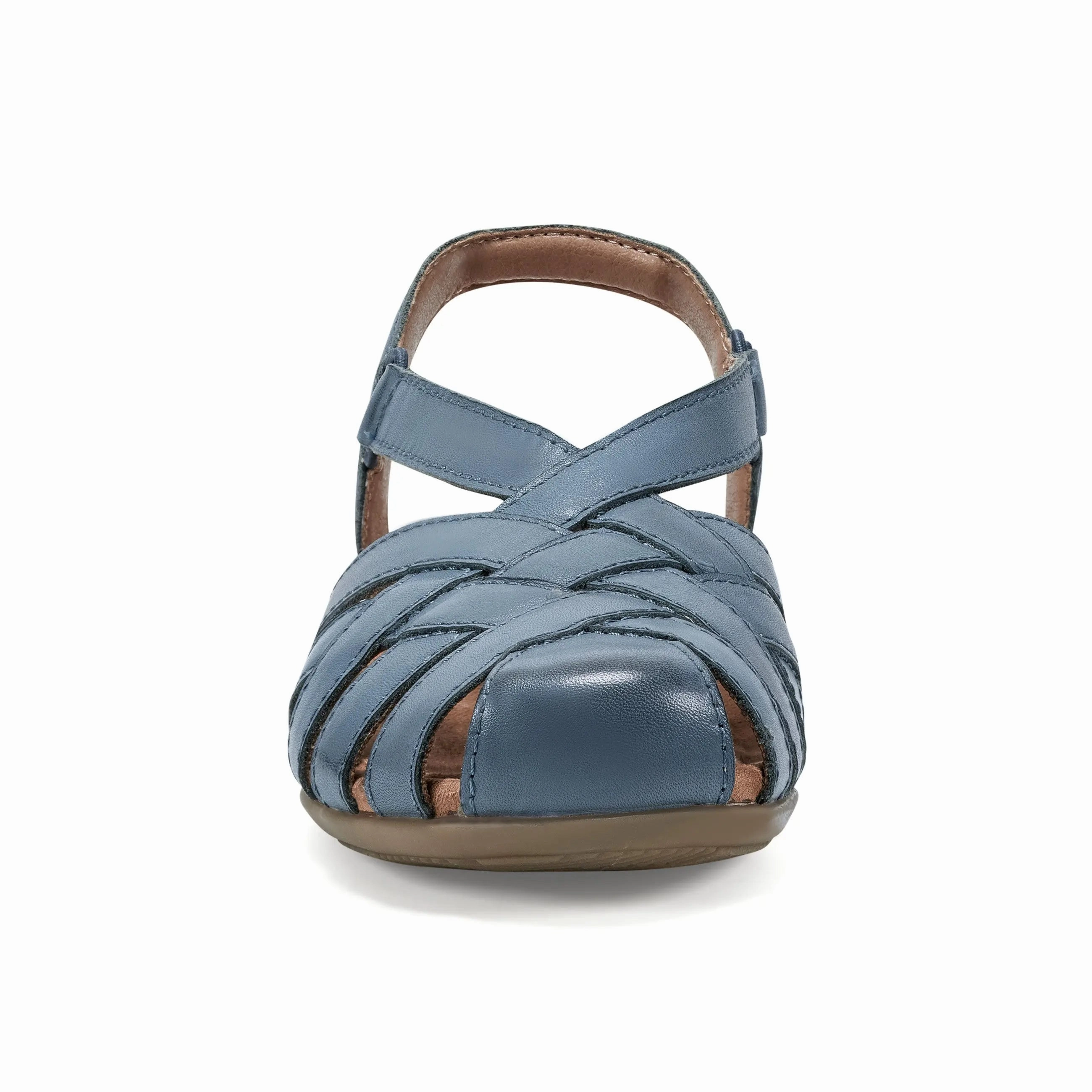 Berri Woven Casual Round Toe Slip-on Sandals Clear Step Event Lane