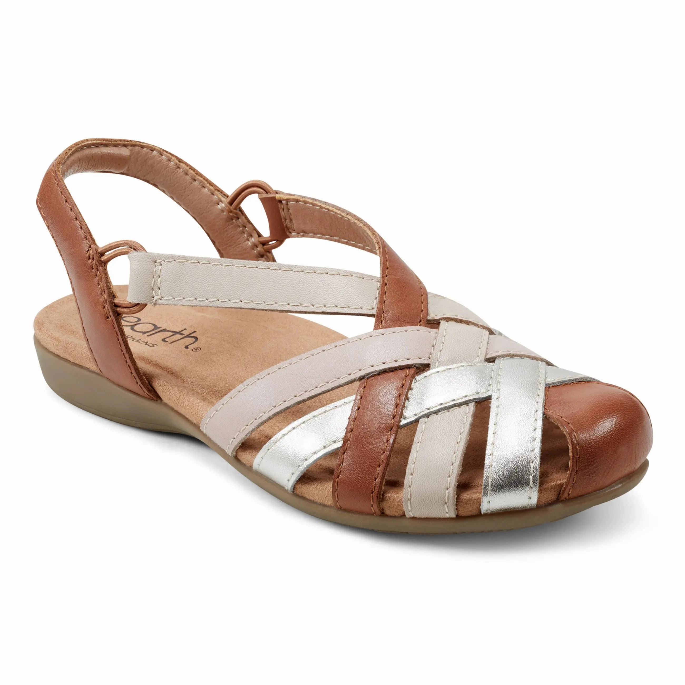 Berri Woven Casual Round Toe Slip-on Sandals All-day Walking Shoes