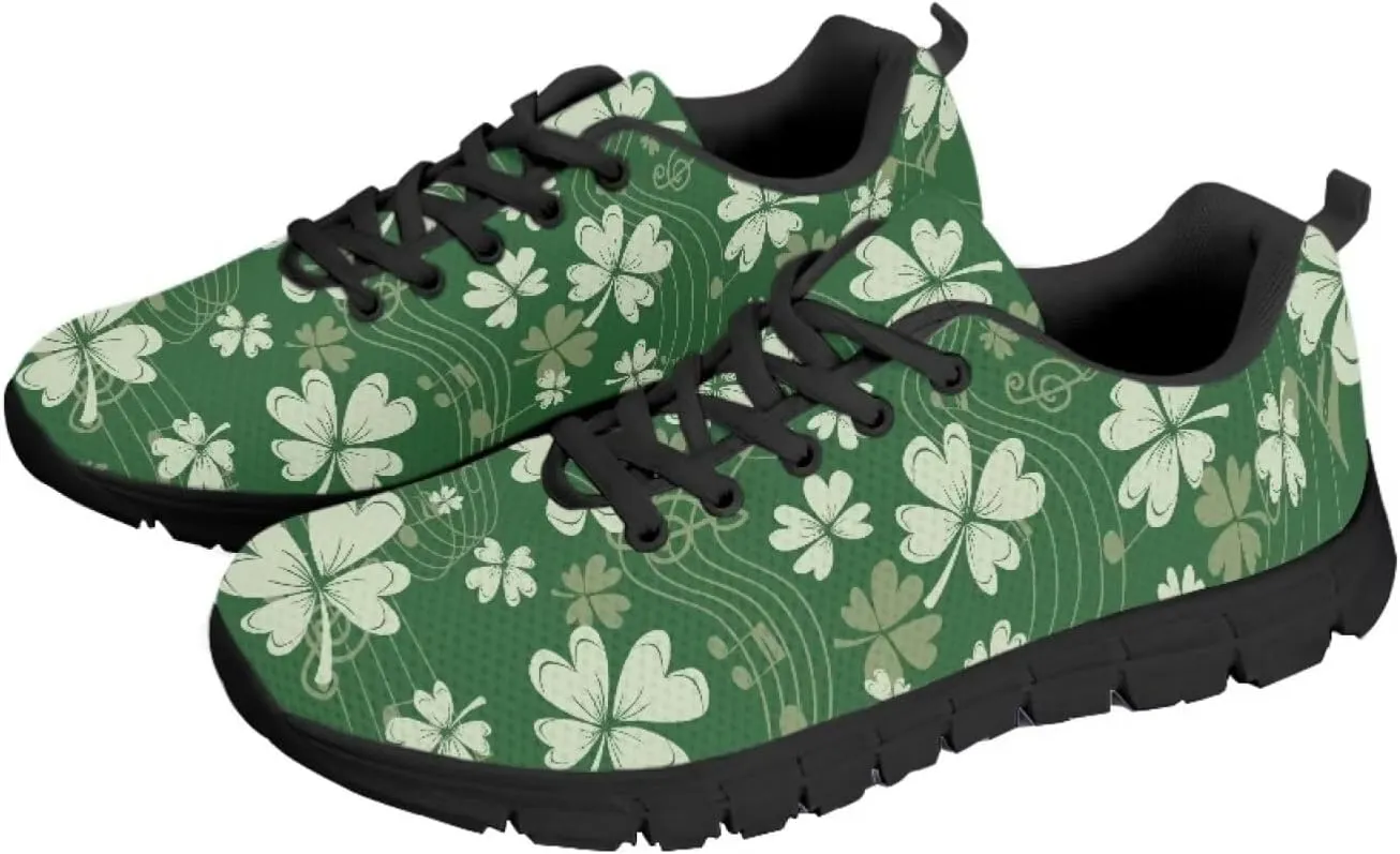 Bigcardesigns Womens Lightweight Athletic Fashion Sneaker Jogging Running Sports Shoes Colorful Floral Design