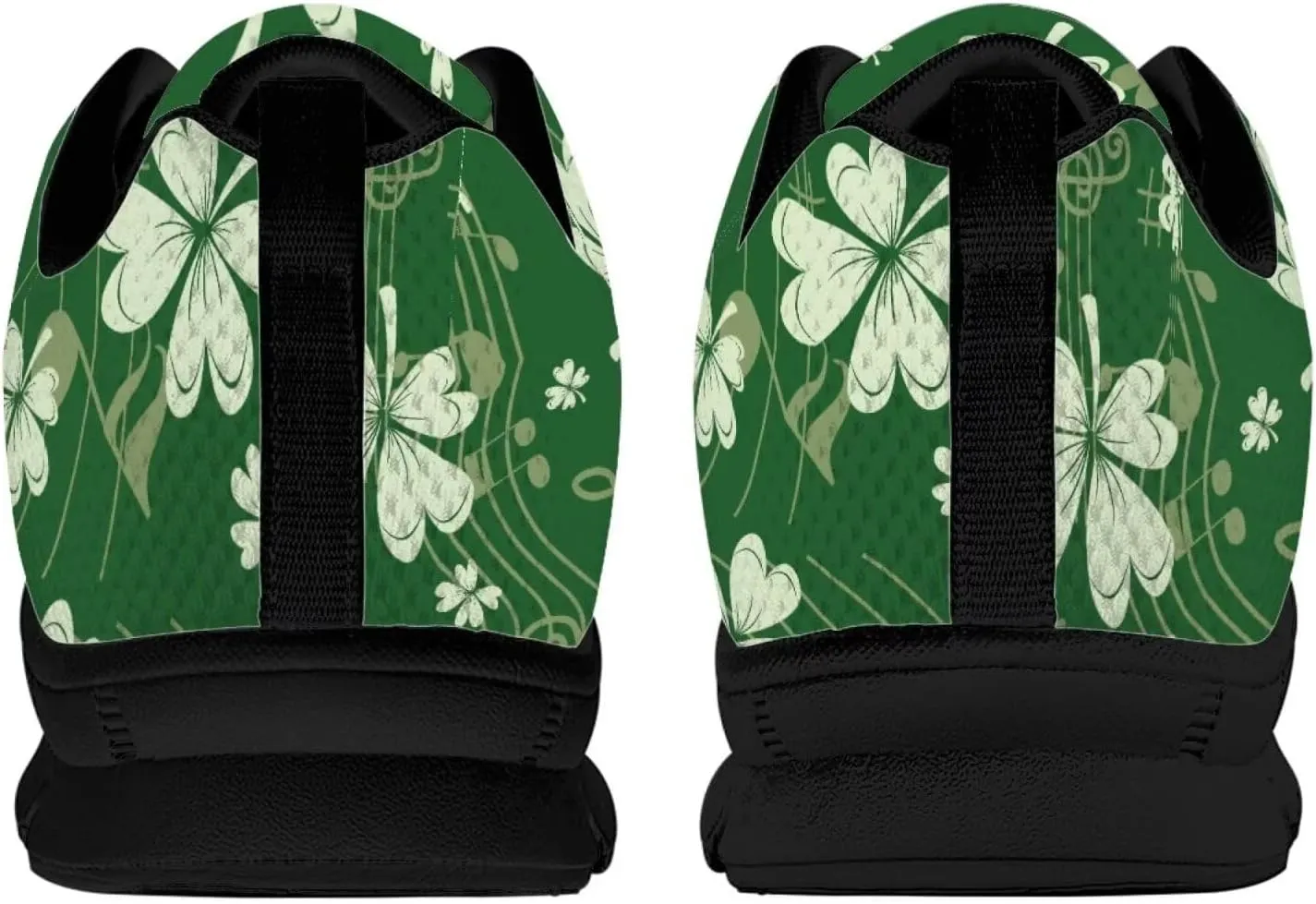 Bigcardesigns Womens Lightweight Athletic Fashion Sneaker Jogging Running Sports Shoes Colorful Floral Design