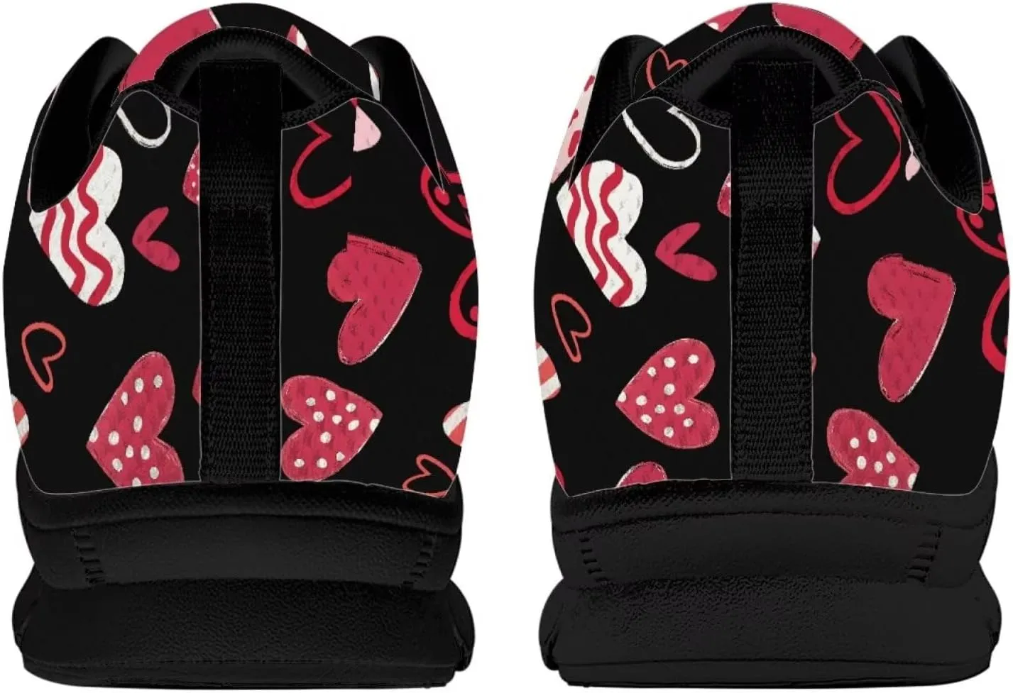 Bigcardesigns Womens Lightweight Athletic Fashion Sneaker Jogging Running Sports Shoes Colorful Floral Design