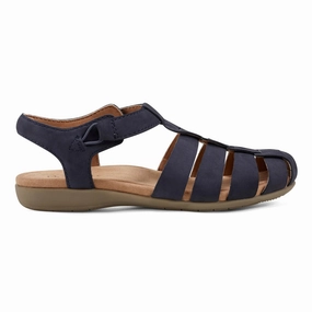 Supportive Walk Urban Dawn Blake Woven Casual Round Toe Slip-On Sandals