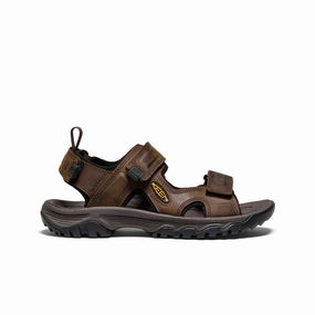 Crystal Shine Men's Targhee III Open Toe Sandal  |  Bison/Mulch