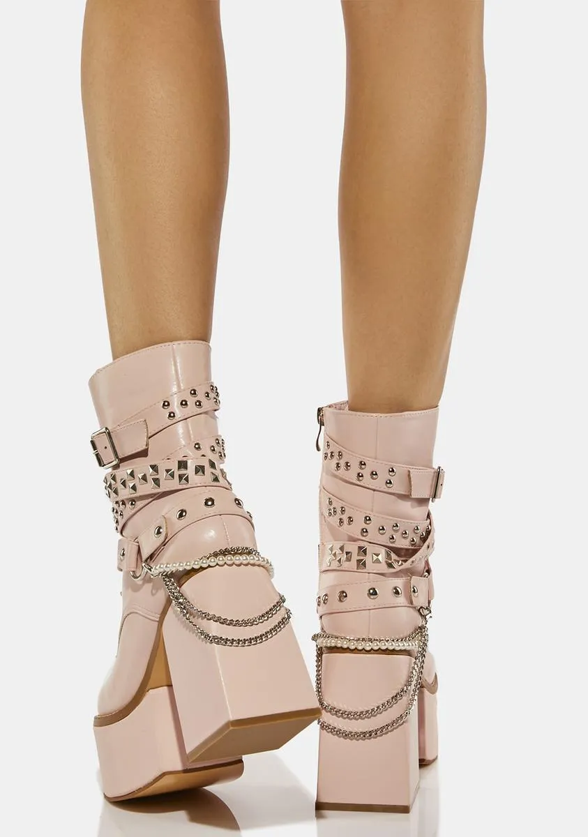Blush Permission To Thrive Platform Boots