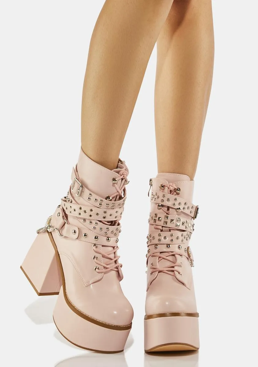 Blush Permission To Thrive Platform Boots