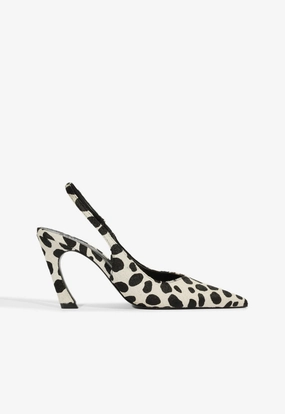 Music Glam Lexi Sling Wild Calf Hair Pump