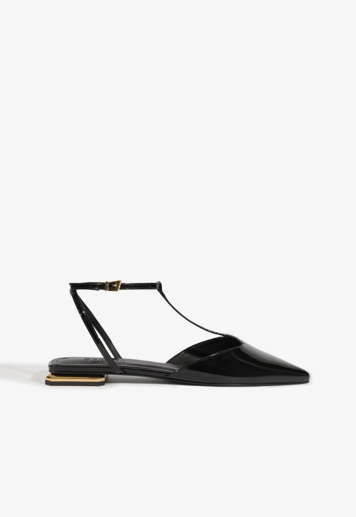 velcro Nordic Tone Allure T Patent Flat