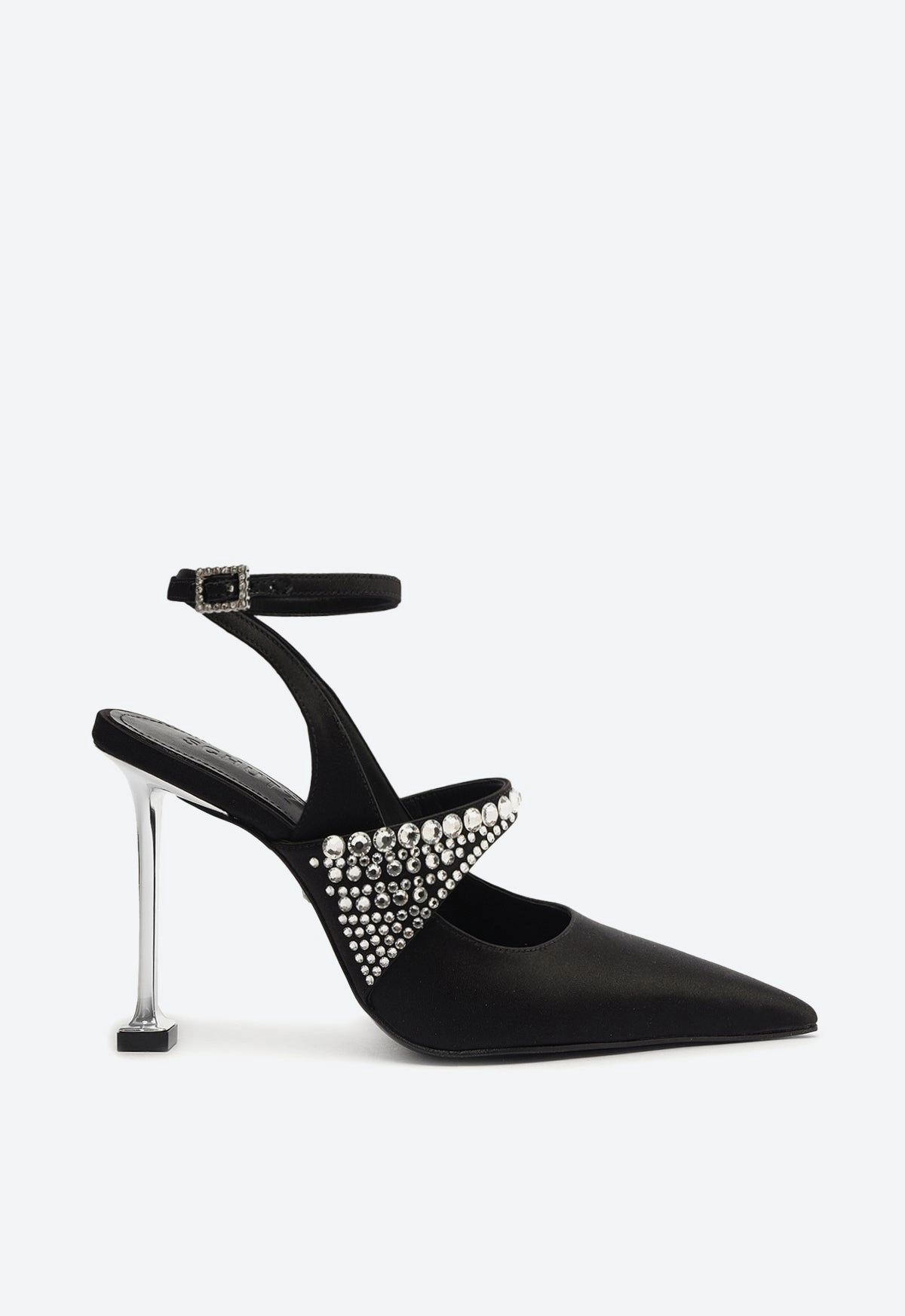 mesh construction Club Night Louise Satin Pump