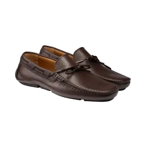 Napoli Dark Brown Grain Lightweight Form Rainy Day