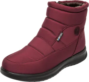 Boots for Women Women's Winter Boots Mid Calf Warm Insulated Faux Fur Lined Waterproof Lace Up Snow Boot