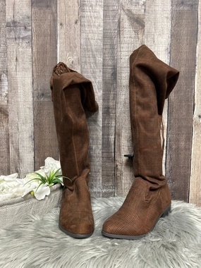 Color Pop Boots Knee Flats By Aerie In Brown, Size: 6