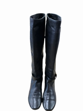 Boots Knee Flats By Clothes Mentor In Black, Size: 6.5 Padded Interior Nature Lover Shock Absorber