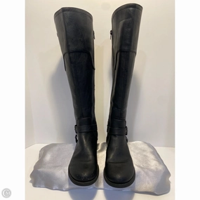 Boots Knee Flats By Clothes Mentor In Black, Size: 7 heel cup Reinforced Form Night Travel