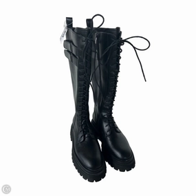 Boots Knee Flats By Cme In Black, Size: 7.5 Lined interior