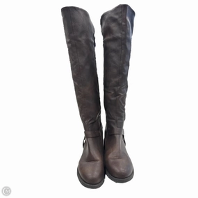 Boots Knee Flats By Dream Pairs In Brown, Size: 8.5 Good Arch Support Dressy look