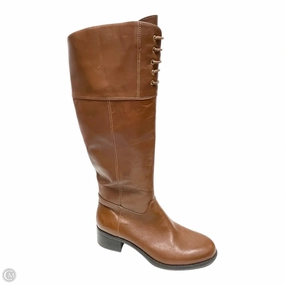 Boots Knee Flats By Isaac Mizrahi Live Qvc In Brown, Size: 7 Parent Seamless Comfort Morning Walk