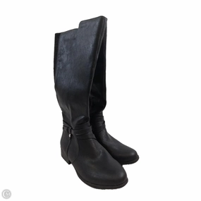 Durable Shell All Day Worker Boots Knee Flats By Life Stride In Black, Size: 9