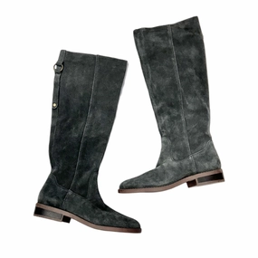 Comfortable Step Flexible Comfort Boots Knee Flats By Market & Spruce In Grey, Size: 6.5