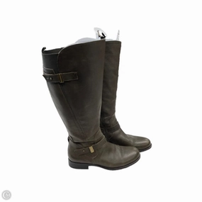 Tear Resistant Upper Boots Knee Flats By Naturalizer In Green, Size: 8.5