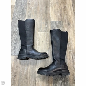 Machine washable Mud Resistant Daily Walks Boots Knee Flats By Riekers In Black, Size: 9