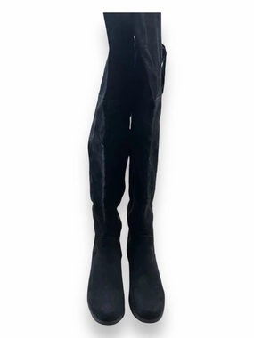 Boots Knee Flats By Shoedazzle In Black, Size: 10 Comfortable Tongue Comfort Lining Trail Runner