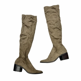Boots Knee Flats By Steve Madden In Tan, Size: 7.5 Layered Support