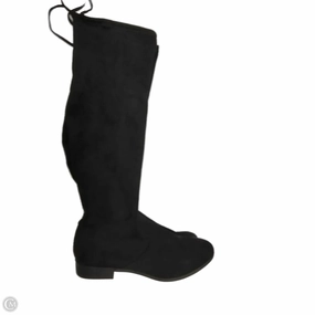 Boots Knee Flats By Time And Tru In Black, Size: 10 Comfortable toe box