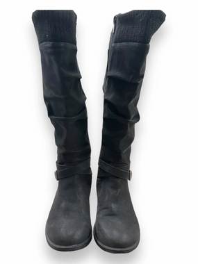 Boots Knee Flats By Torrid In Grey, Size: 8 Tough Terrain Secure Closure
