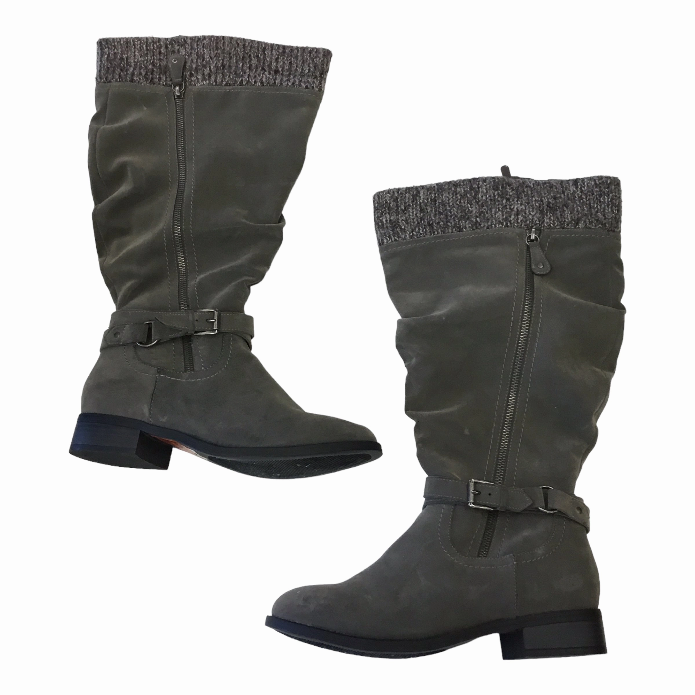 Feather Light Rough Terrain Boots Knee Flats By Torrid  Size: 9