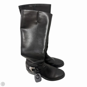 Boots Knee Flats By Via Spiga In Black, Size: 9 Grippy Outsole Trail Exploration Reflective Safety Details