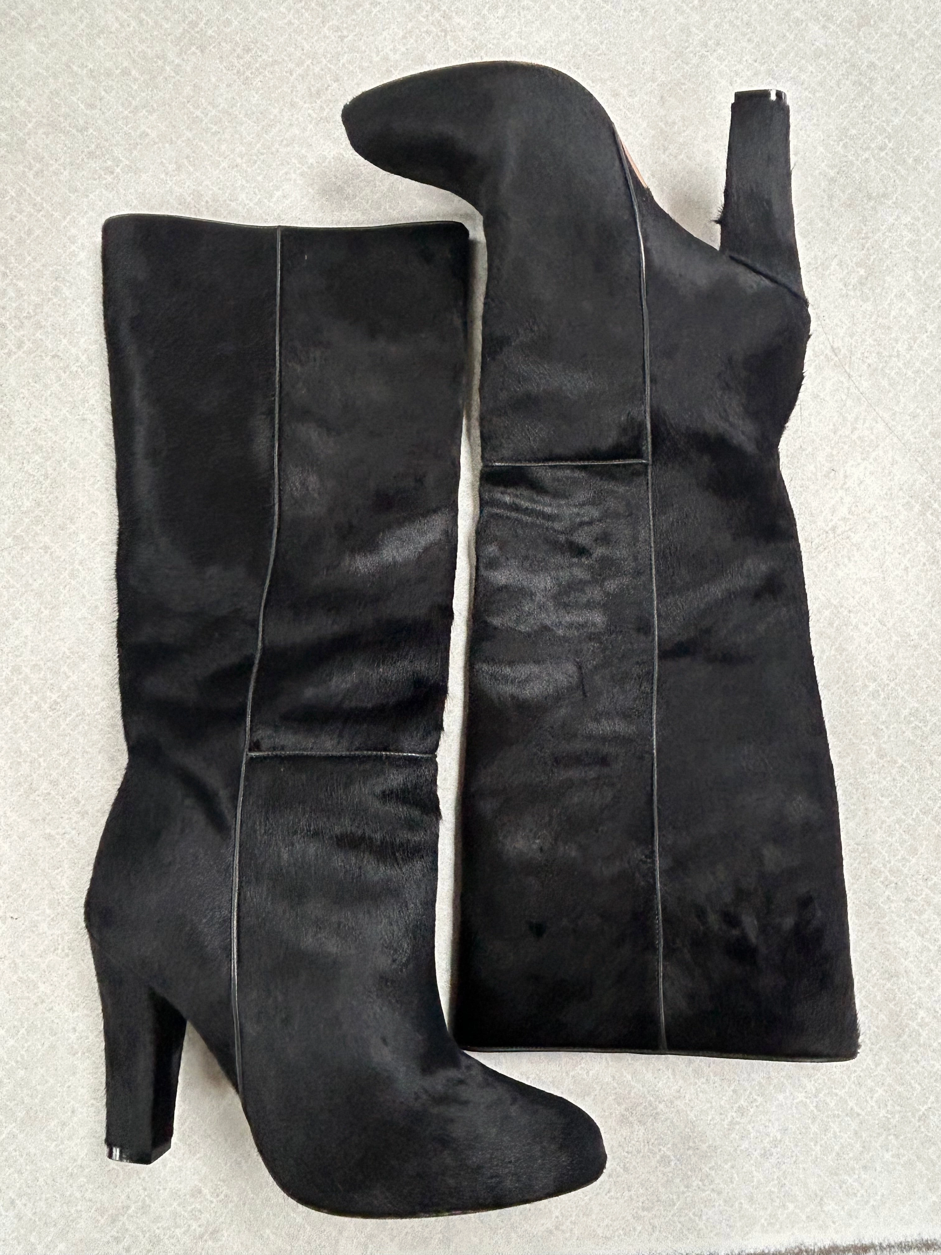 Boots Knee Heels By Alexandre Birman In Black, Size: 10.5 Tokyo Mode