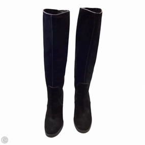 Waterproof Adventure Seeker Seamless Interior Construction Boots Knee Heels By Calvin Klein In Black, Size: 8.5