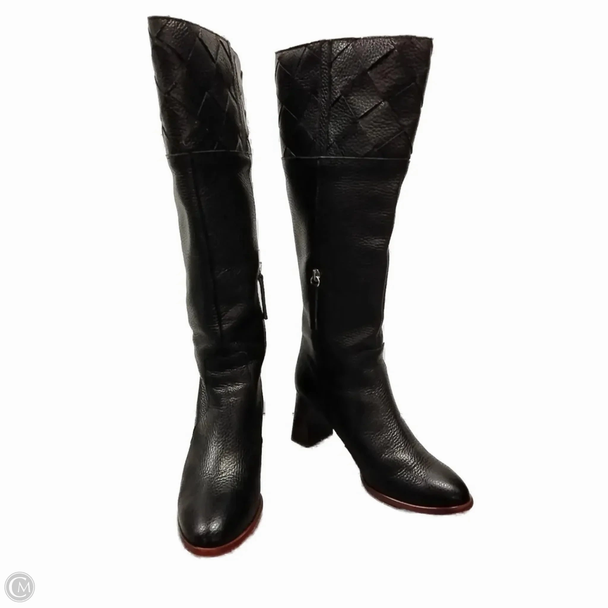 Boots Knee Heels By Clothes Mentor In Black, Size: 6.5 Padded Interior Weekend Camping