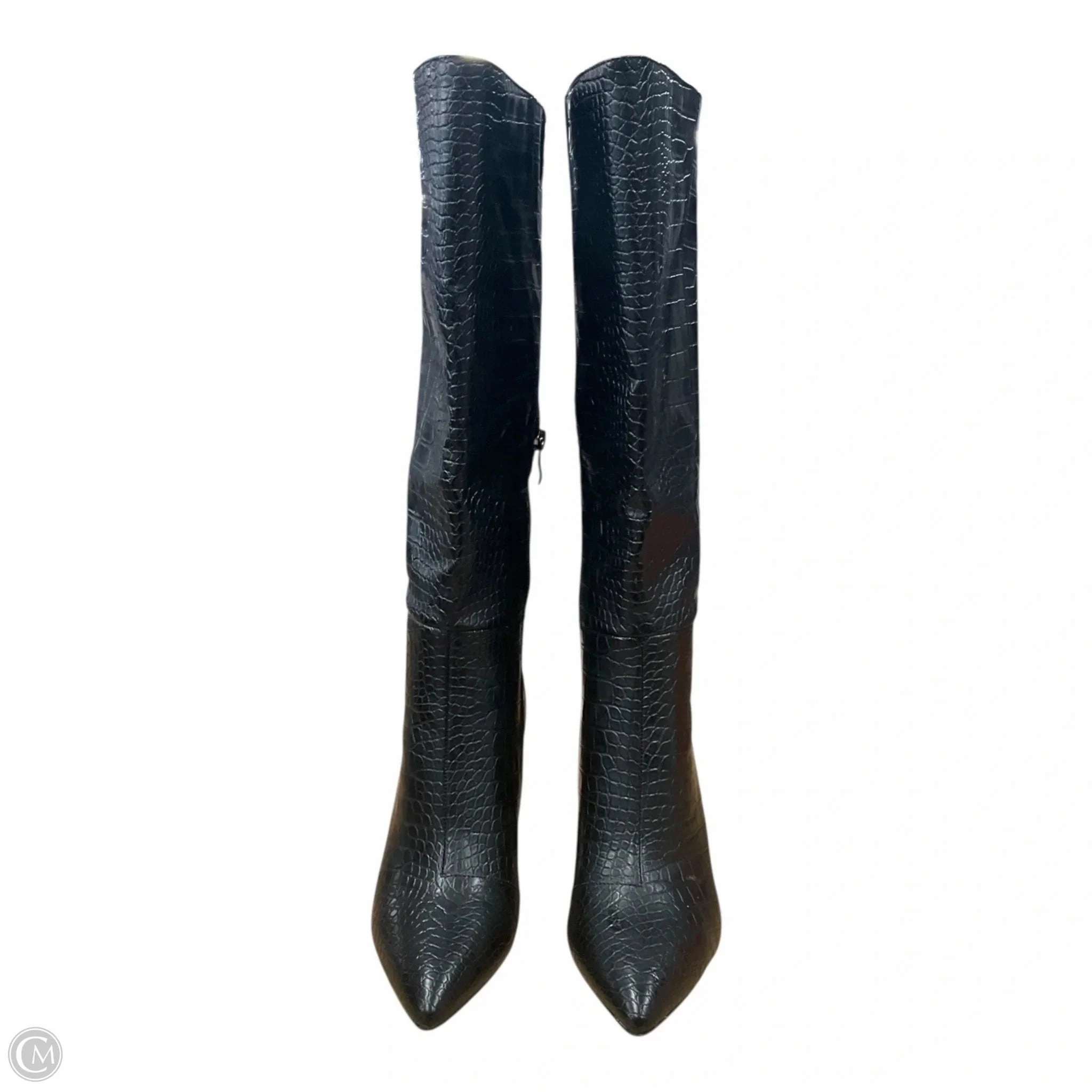 Boots Knee Heels By Clothes Mentor In Snakeskin Print, Size: 7 Outdoor Daily Flexible Midsole Construction