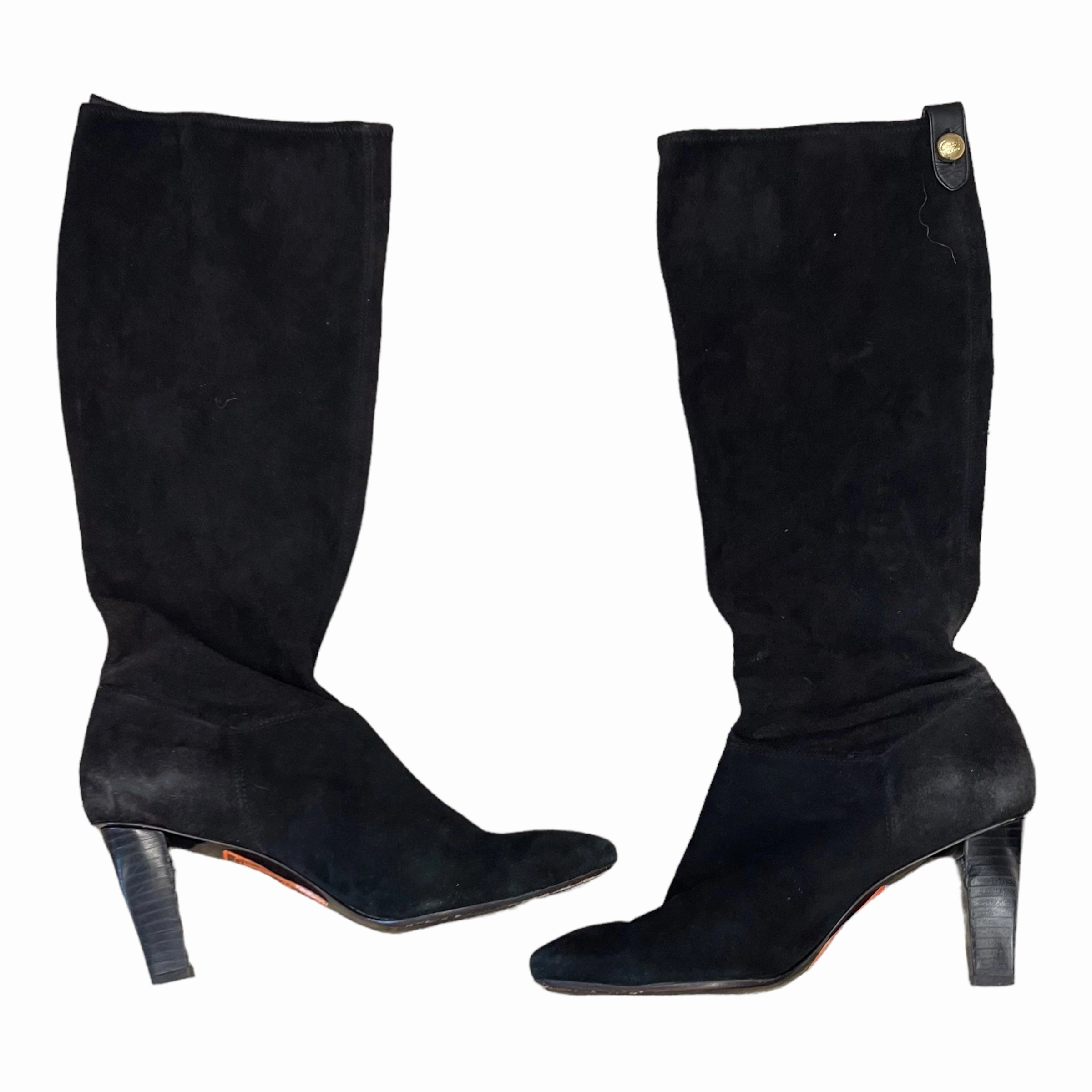 Closed Toe Boots Knee Heels By Coach  Size: 9.5