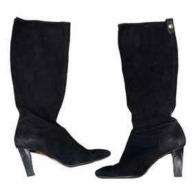 Closed Toe Boots Knee Heels By Coach  Size: 9.5