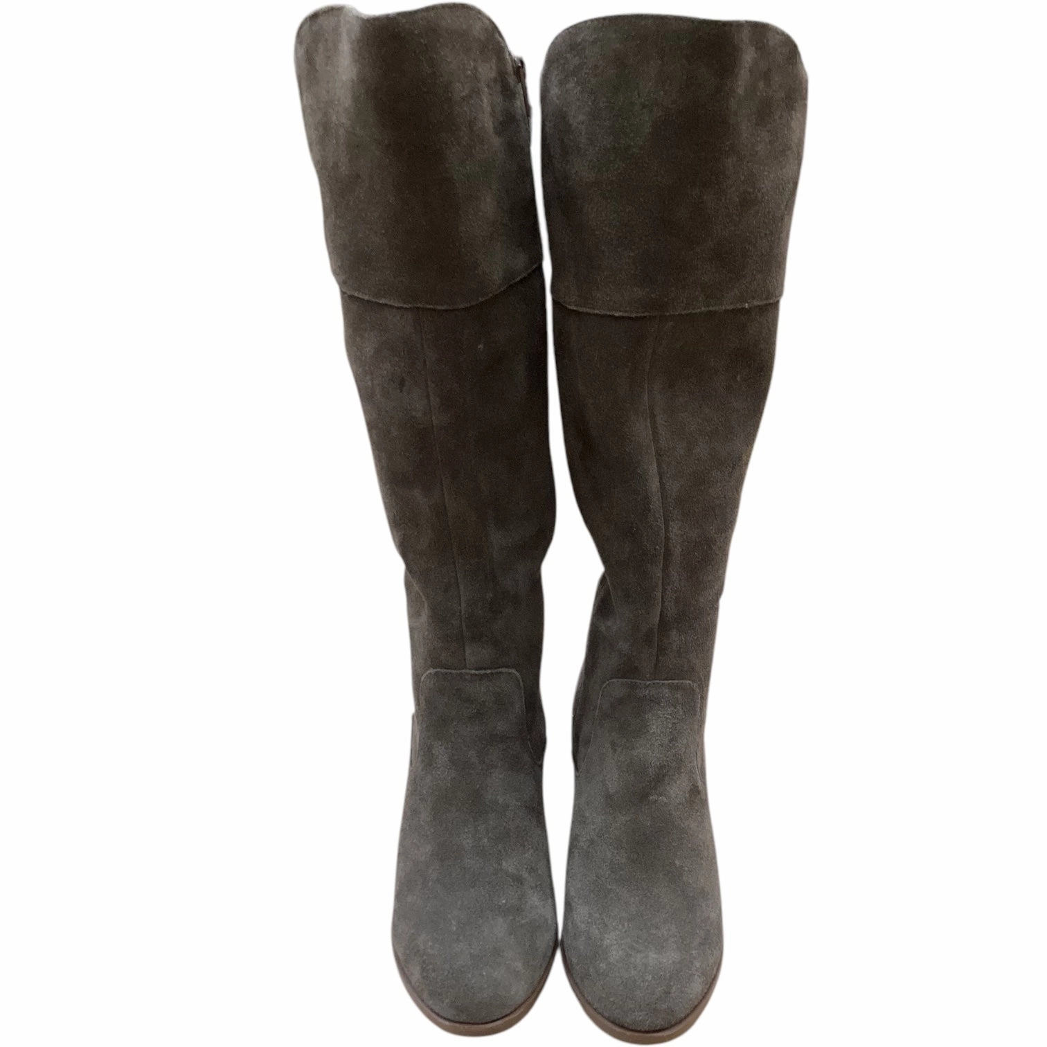 Boots Knee Heels By Crown Vintage In Brown, Size: 7.5 Padded Interior Backcountry Camper