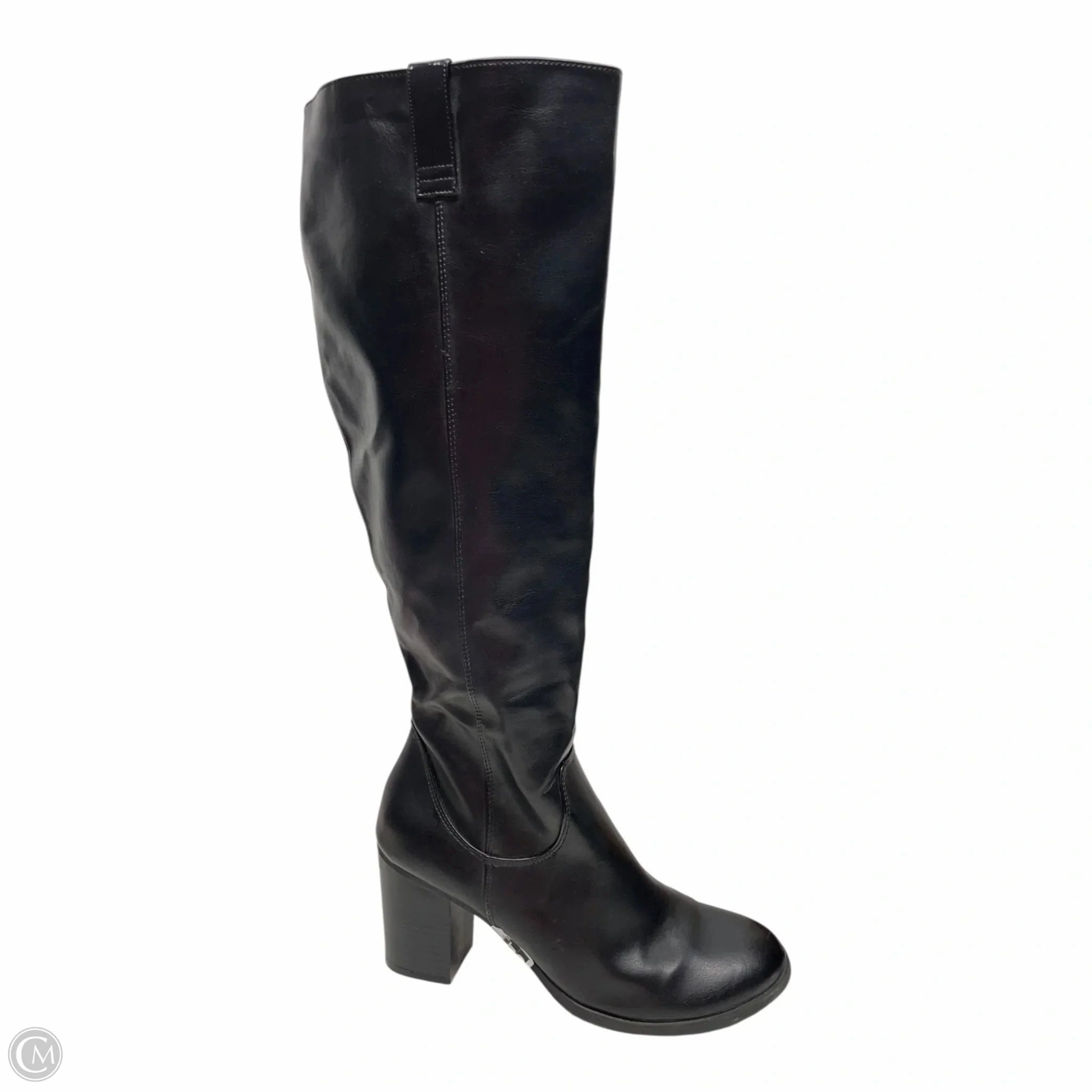 Snow Storm Slip Resistant Grip Boots Knee Heels By Dexflex In Black, Size: 9.5