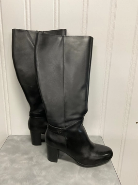 Boots Knee Heels By Giani Bernini In Black, Size: 7 Slip   On Style