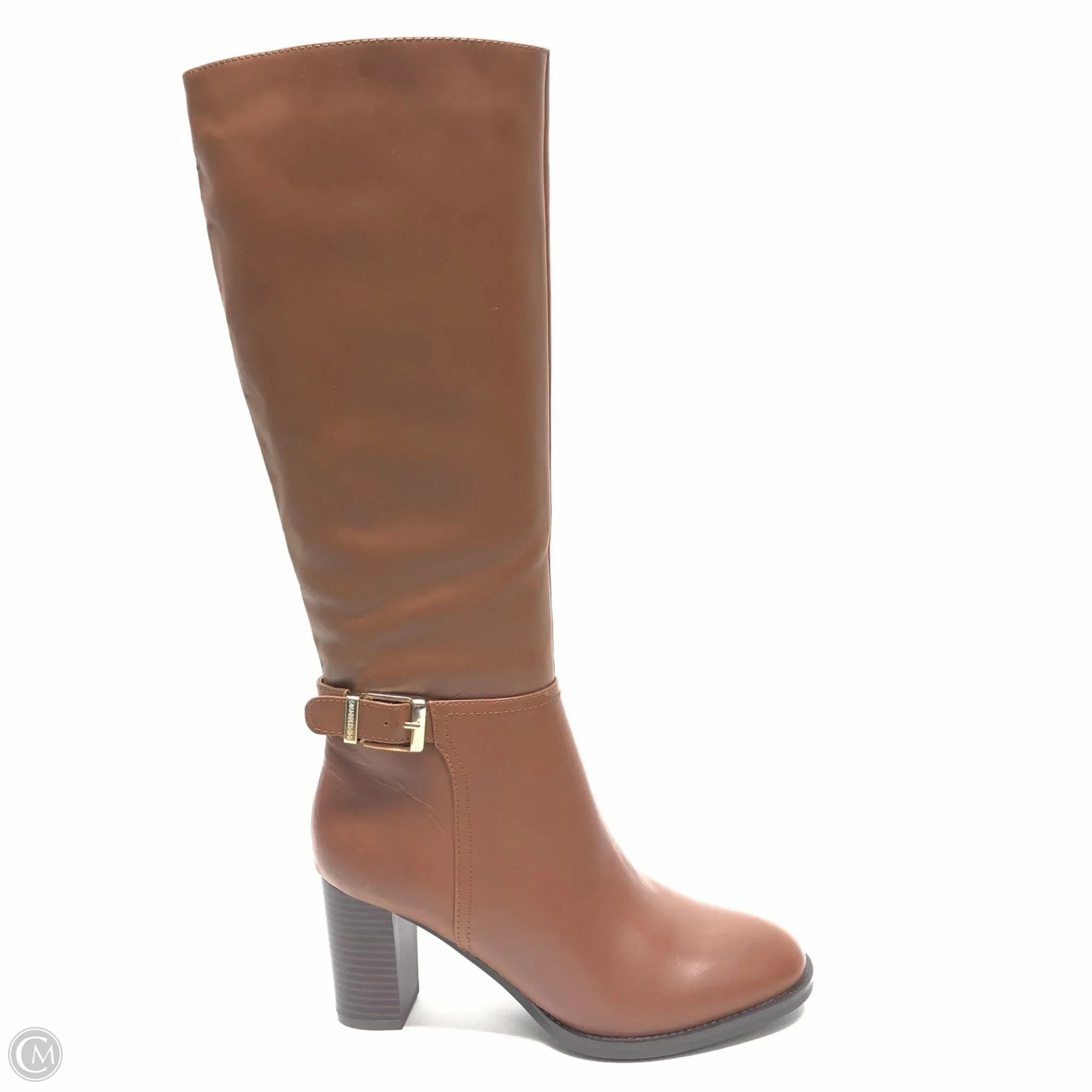 Grippy Outsole Mountain Climber Boots Knee Heels By Giani Bernini In Brown, Size: 7