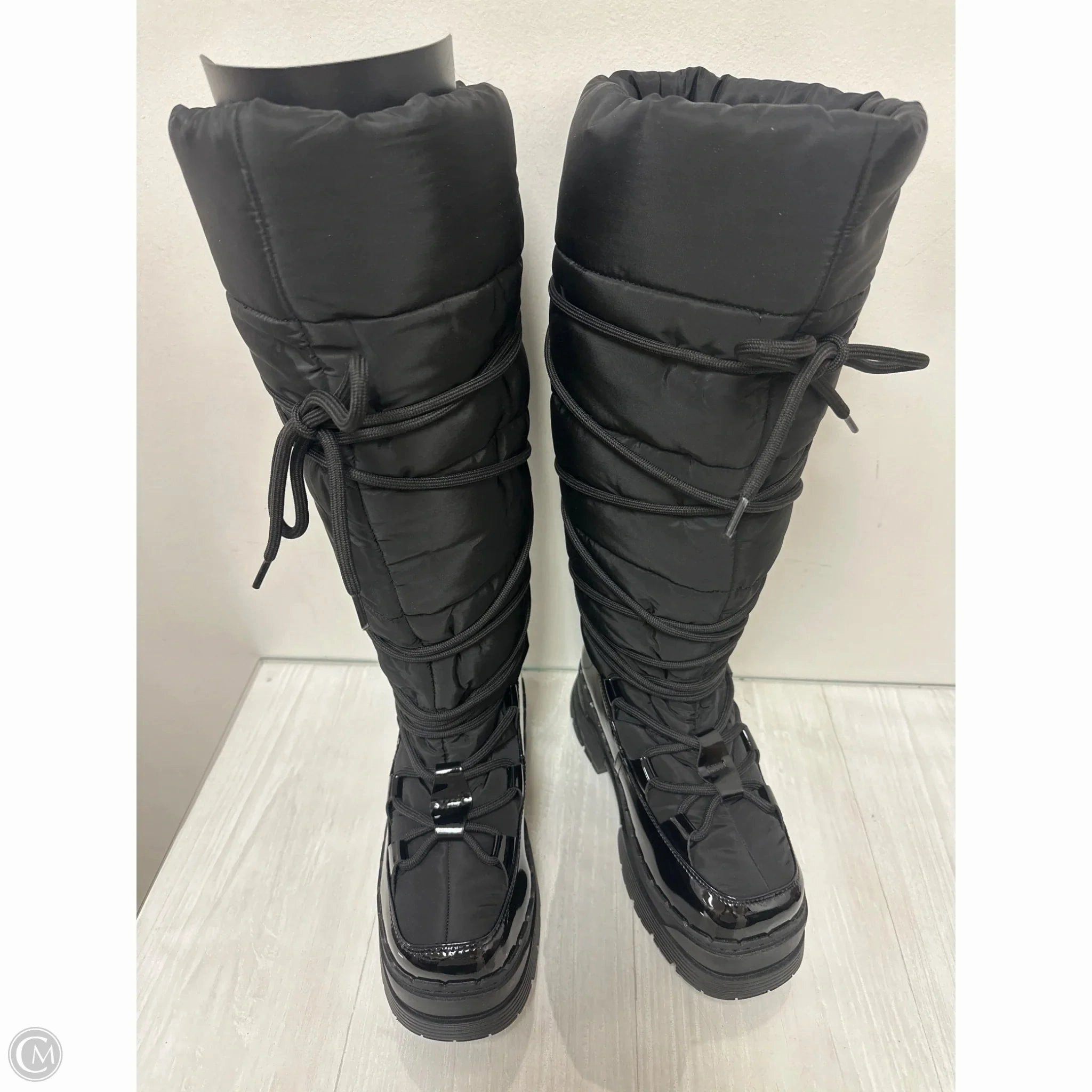 Boots Knee Heels By Jeffrey Campbell In Black, Size: 9 Feather Light Rough Terrain