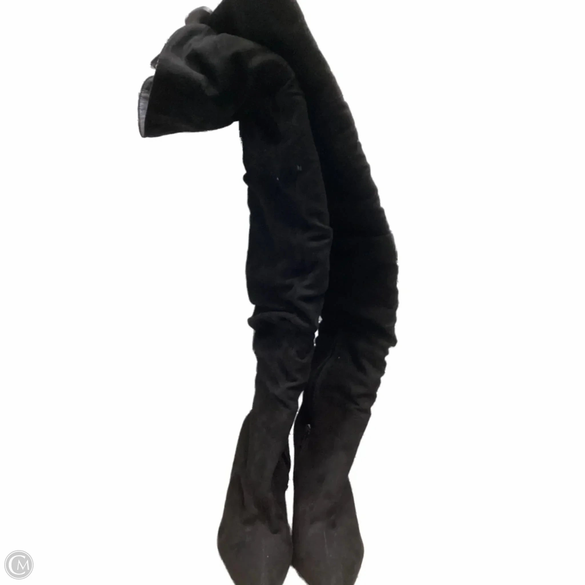 Protective Finish Trail Runner Boots Knee Heels By Jessica Simpson In Black, Size: 8.5
