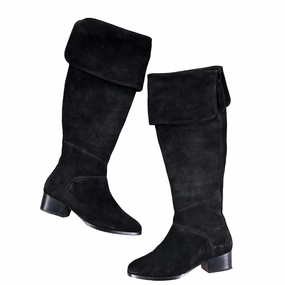 Boots Knee Heels By Joie In Black, Size: 6.5 Boho Mood