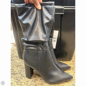 Boots Knee Heels By Marc Fisher In Black, Size: 7 ReinforcedToe