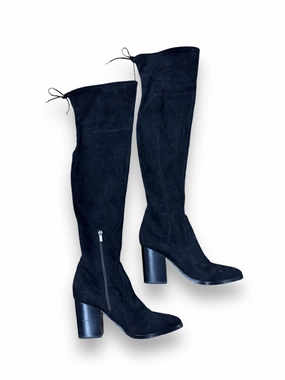Rollbar Stability Comfort And Durability Boots Knee Heels By Marc Fisher In Black, Size: 8.5