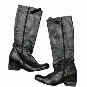 Vintage Vibe TPU Outsole Boots Knee Heels By Miz Mooz In Black, Size: 11